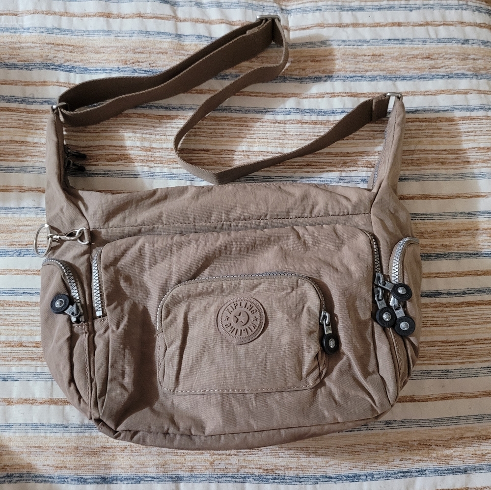 Kipling Tan Crossbody